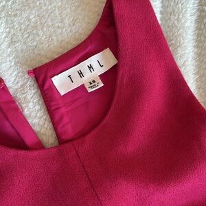 NWOT! THML Suede Sleeveless Top in Vibrant Fuchsia Pink